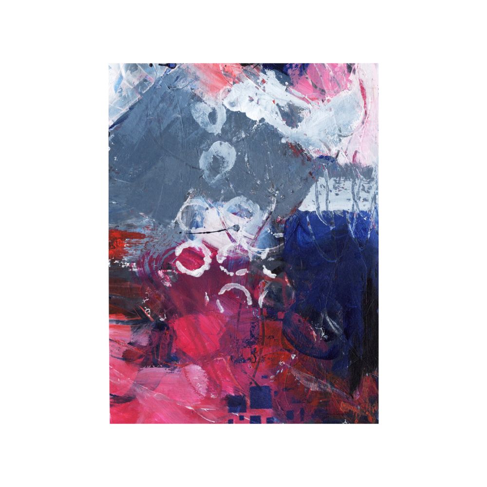 ' In The Pink' - Abstract Art On Paper