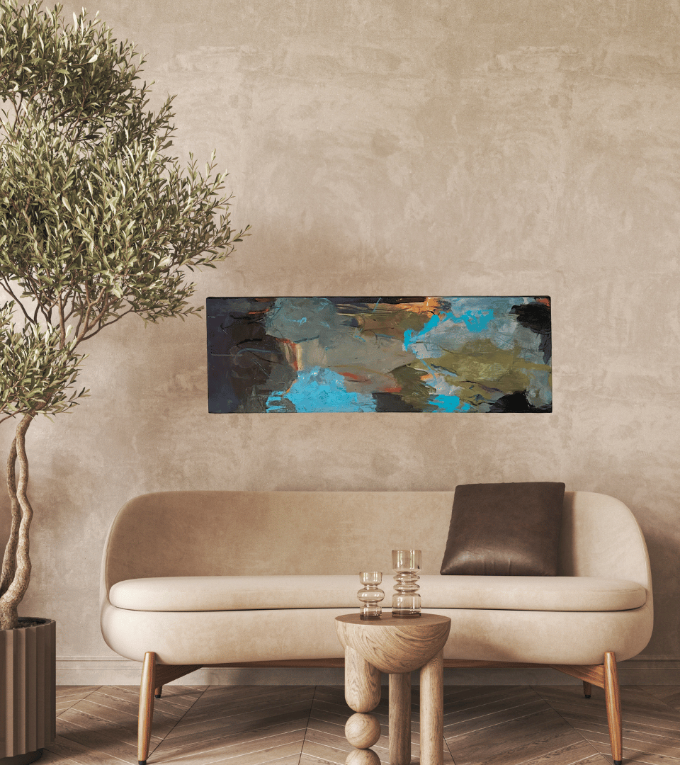 'Waters Run Deep' - Acrylic Painting on Canvas - Tripych