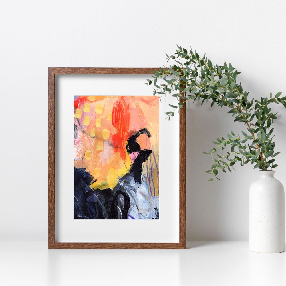 Abstract Art On Paper - Small Art