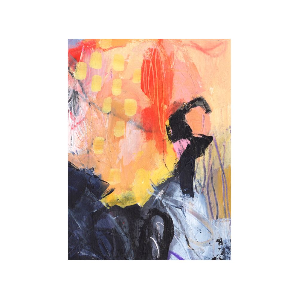 Abstract Art On Paper - Small Art