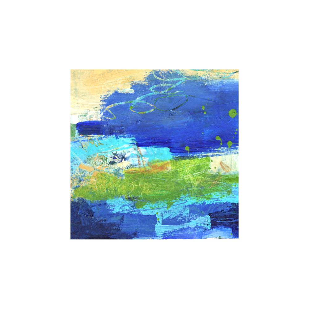 Art On Paper 5" X 5" - ' Sailing Through '