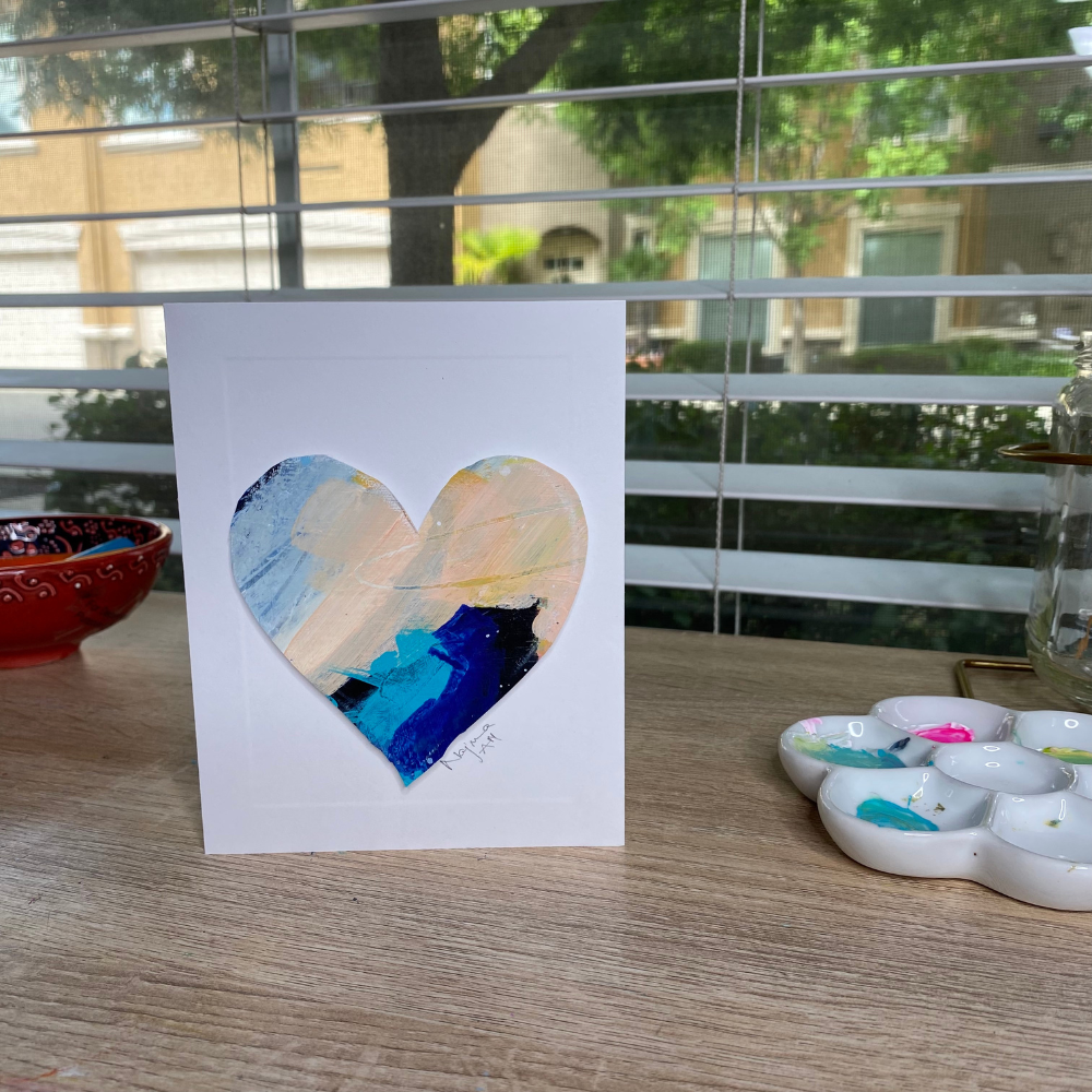 Heart Art Cards | Abstract Original Art