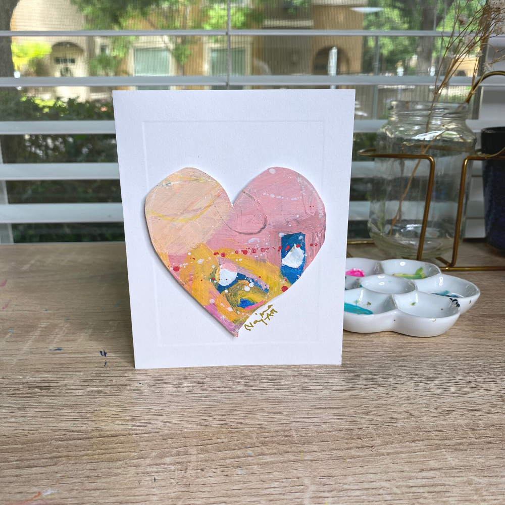 Heart Art Cards | Abstract Original Art