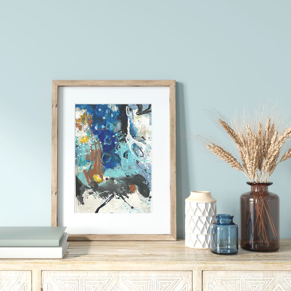 Abstract Art On Paper - Small Art