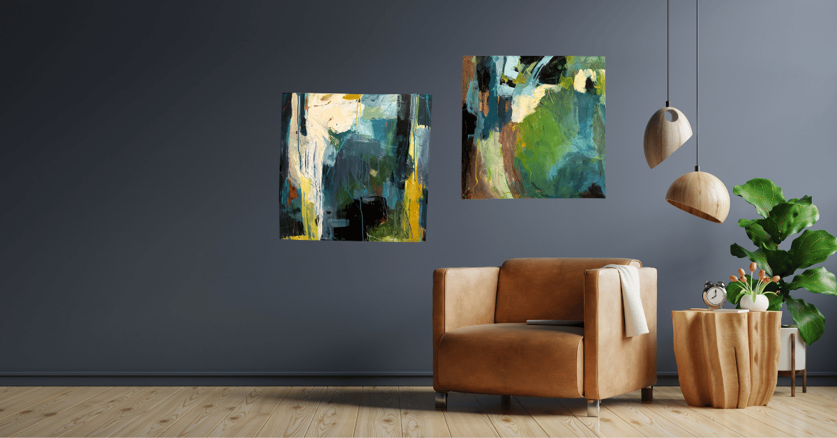 Abstract Original Art On Canvas & Paper – NAJMA MERCHANT ART