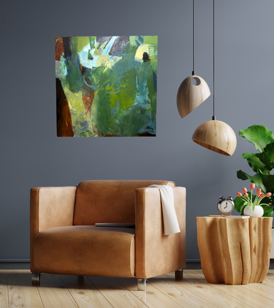 Finding Calm Within - Acrylic Painting on Canvas Framed