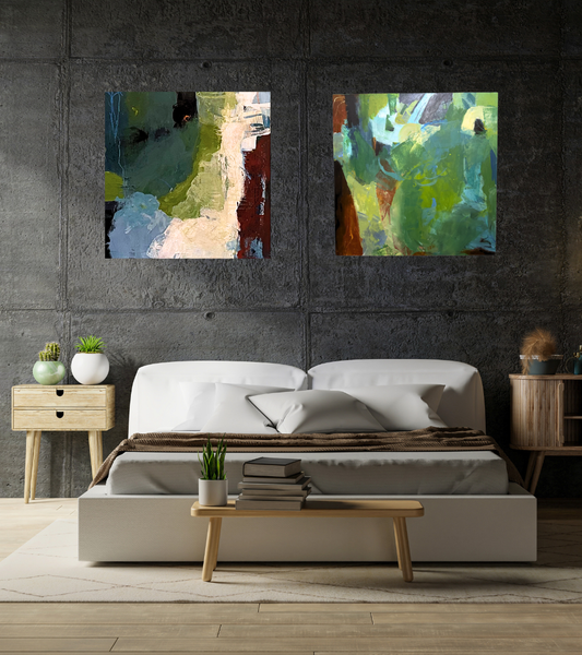 Finding Calm Within - Acrylic Painting on Canvas Framed