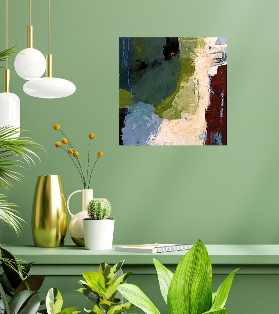 Finding Calm Within - Acrylic Painting on Canvas Framed
