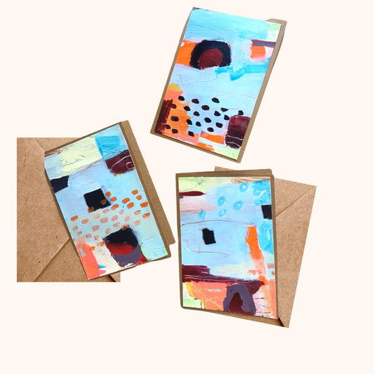 Abstract Expression Greeting Cards