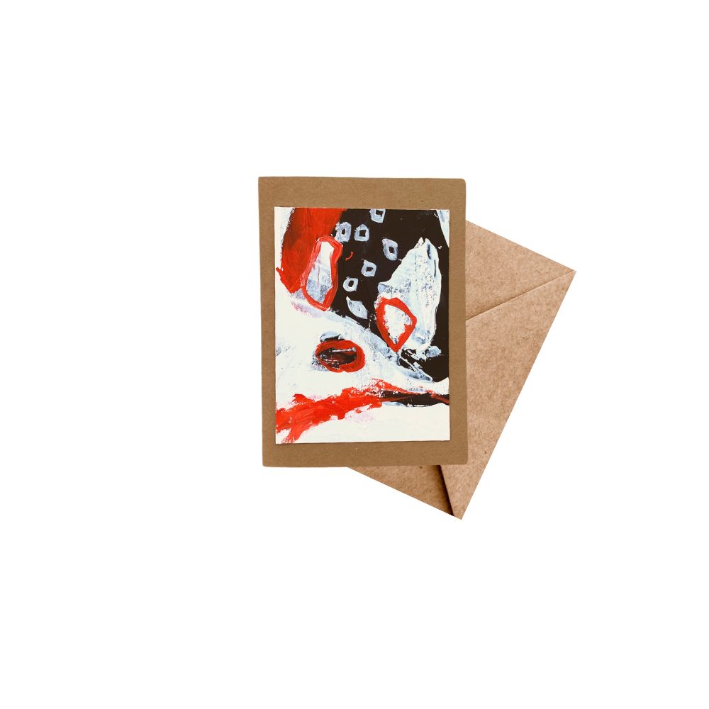 Bold Artwork Abstract Expression - Greeting Card